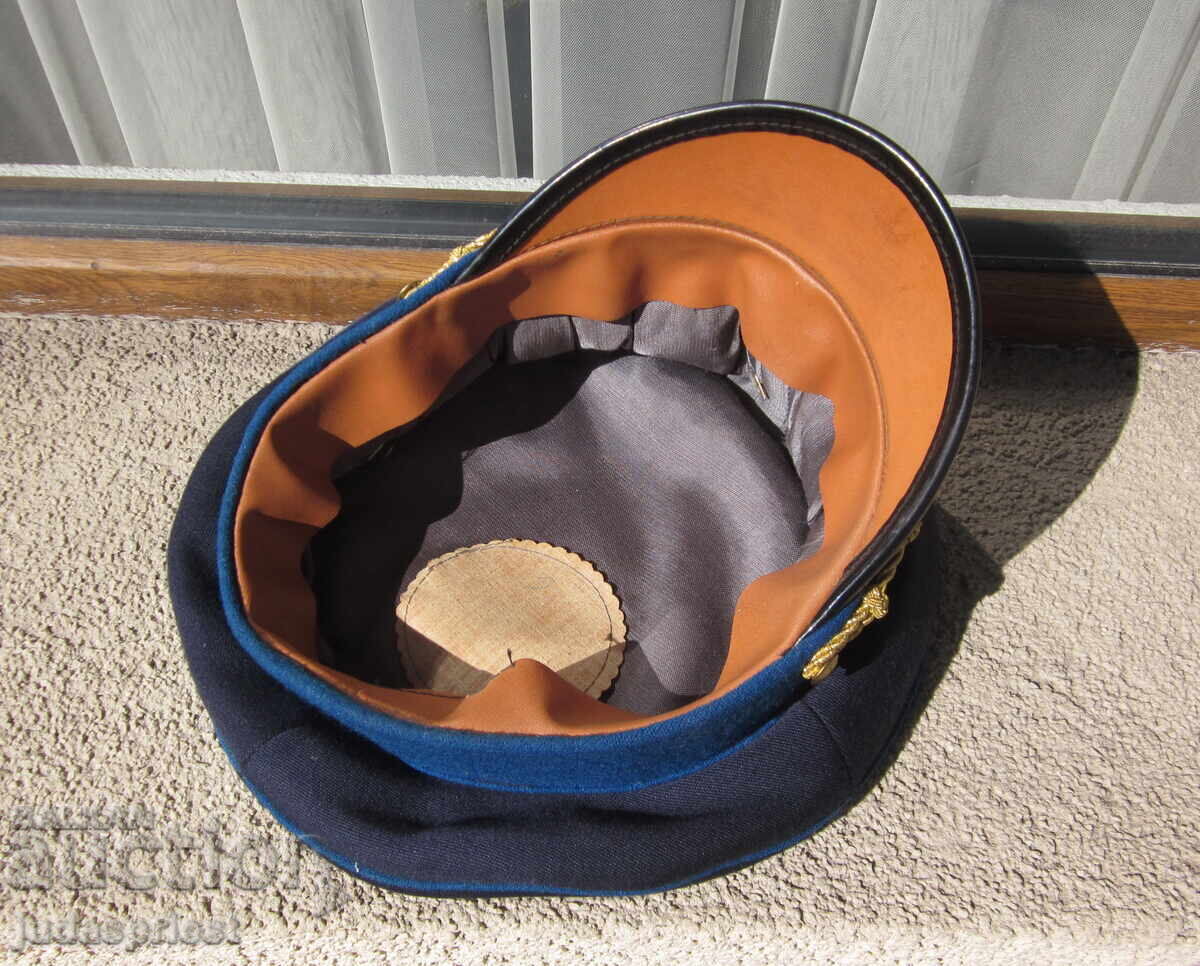 Șapcă de feroviar bulgară, șapcă de garnizoană cu cocardă din perioada socialistă - 6