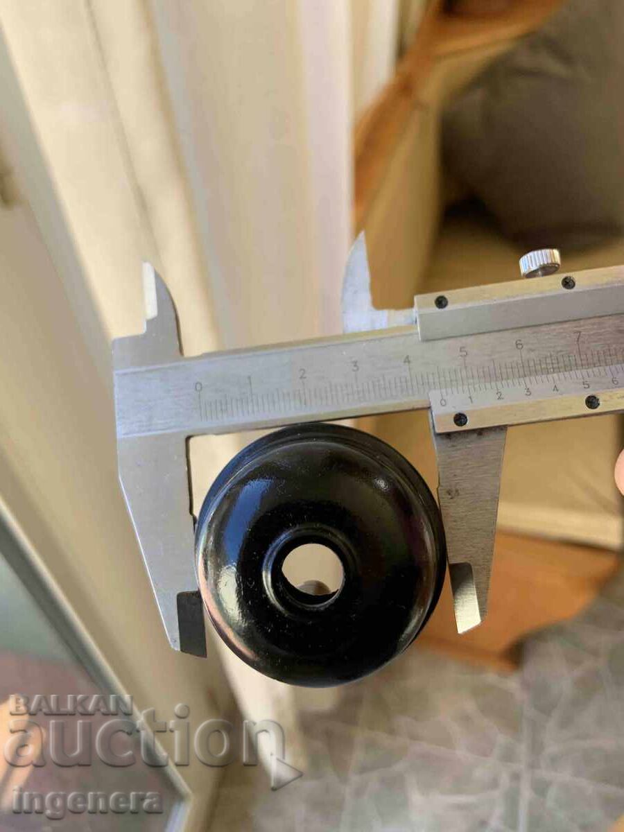 Antique Bakelite Light Fixture Socket from the Early Socialist Era - 7