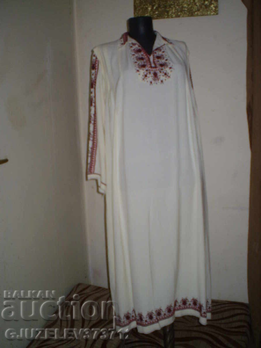 Hand-embroidered ladybug dress, long sleeve with price 220.00 €