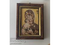 Mic goblen Madonna cu Pruncul
