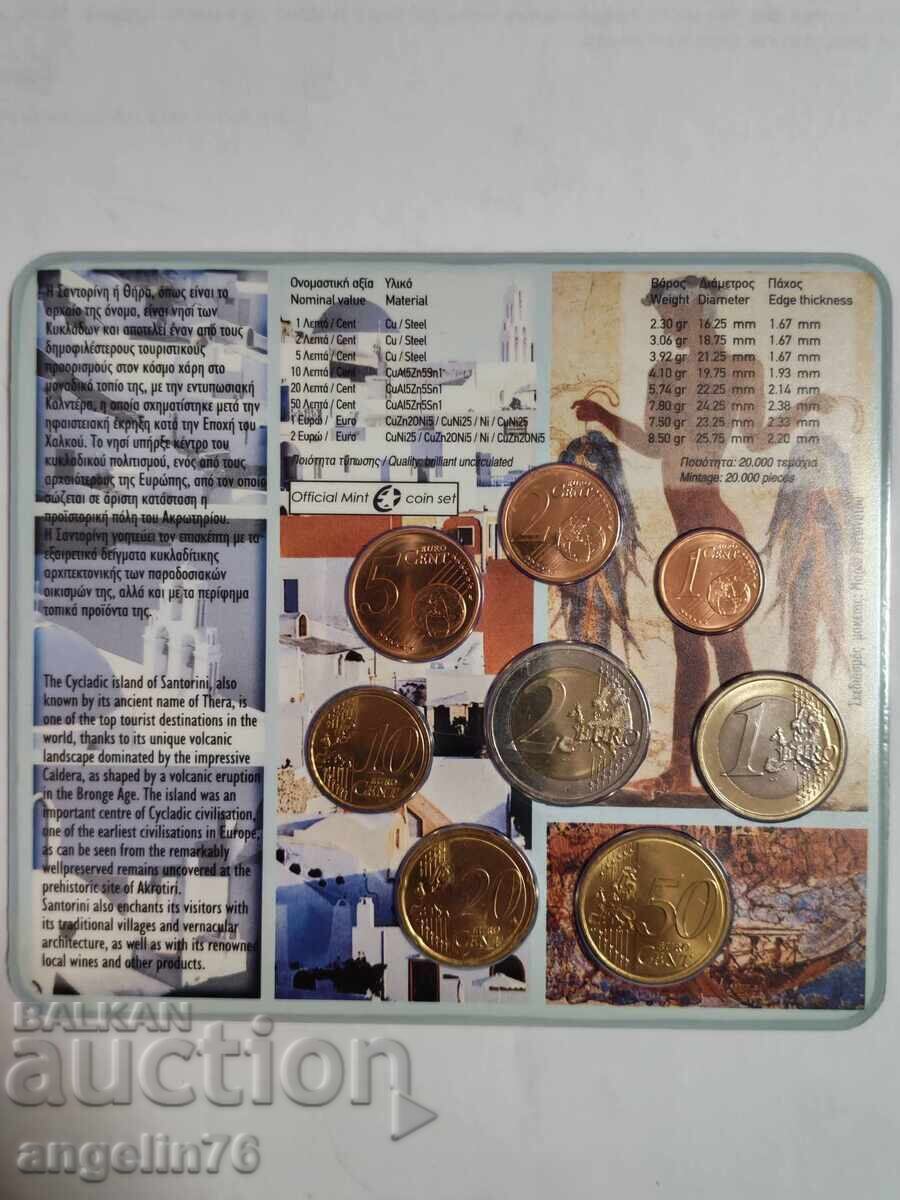 Ευρώ σετ Ελλάδα 2012 Σαντορίνη με τιμή € 40.00 | 78.23 BGN