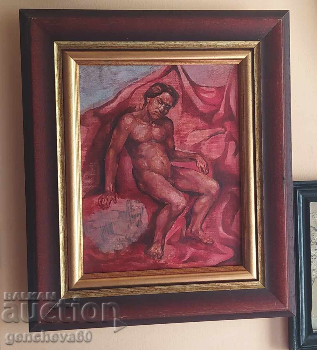 Авторска картина,,Делириум"- еротика,масло в/у платно с цена 70.00 €
