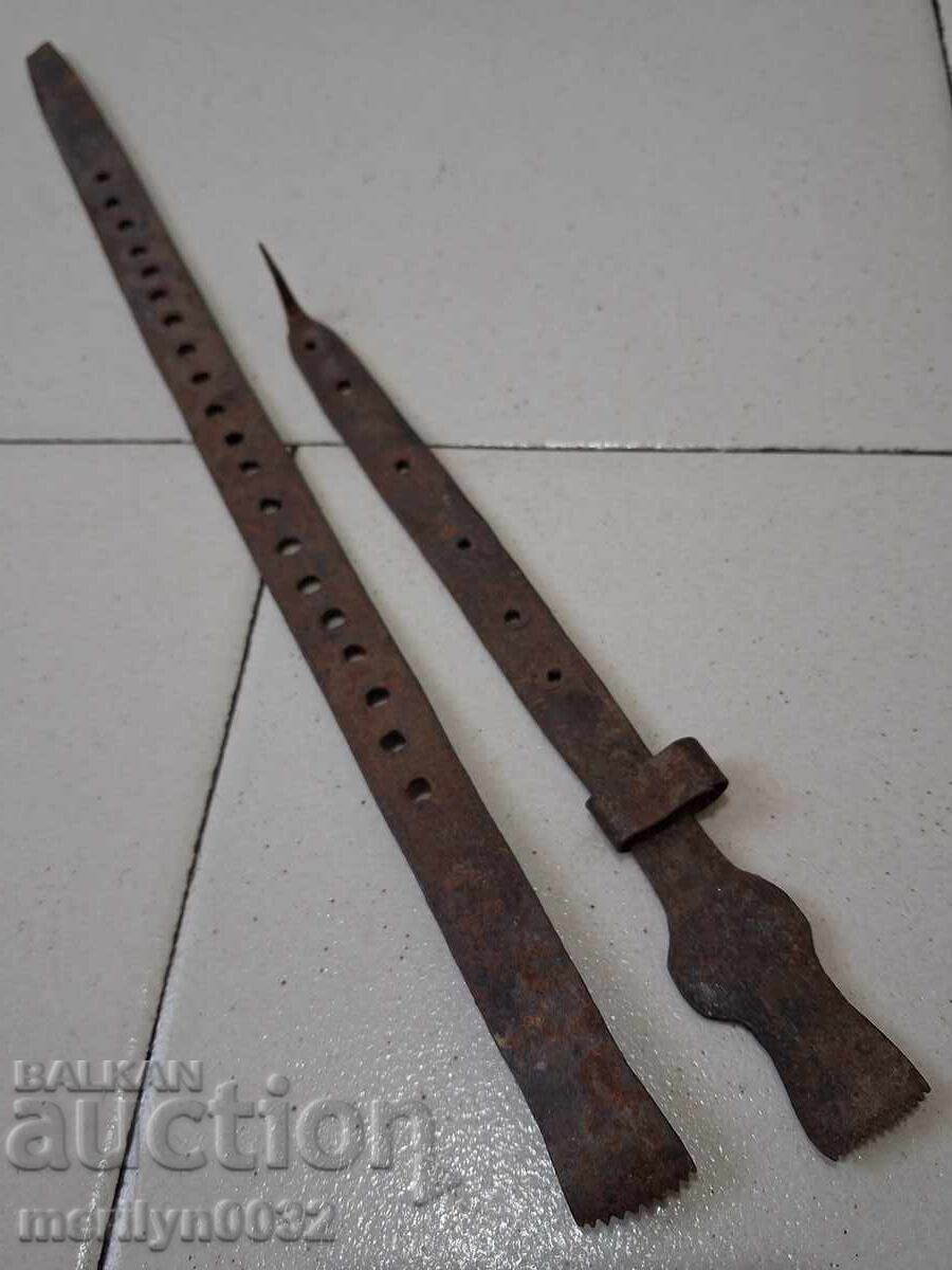 Livrarea etalon vechi forjat, fier forjat, etalon de pânză, măsură