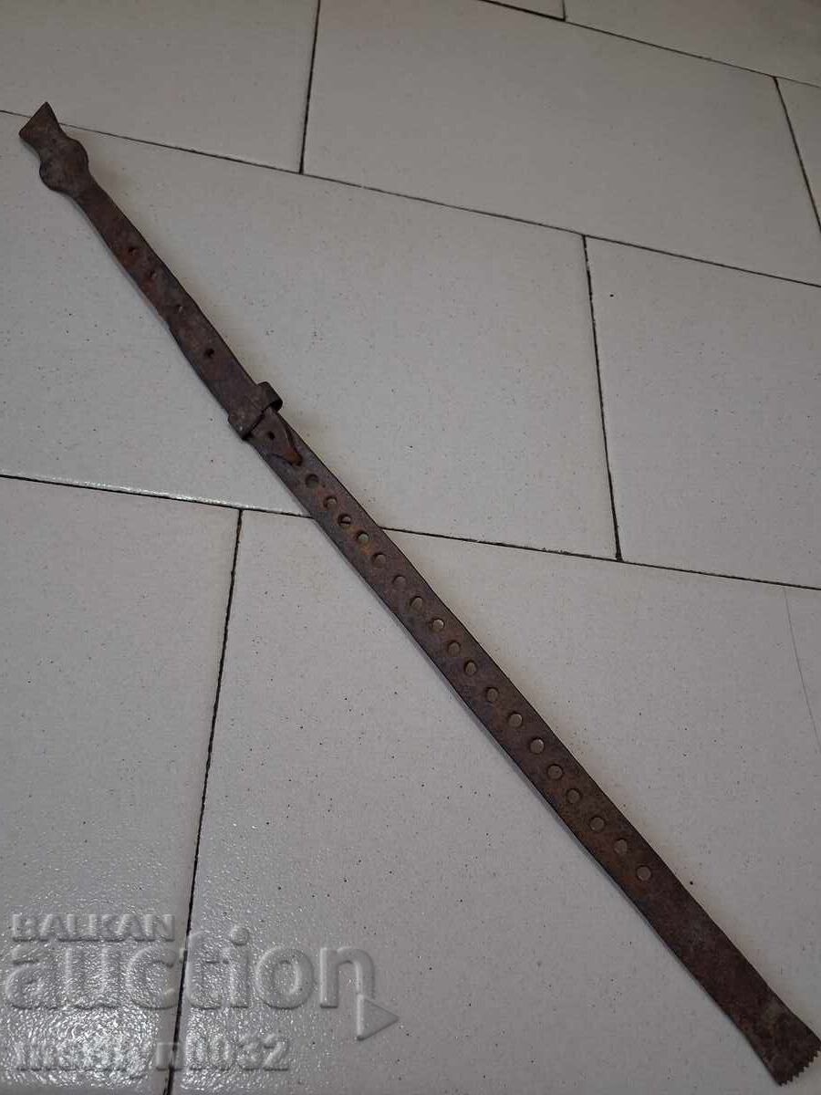 etalon vechi forjat, fier forjat, etalon de pânză, măsură - 5