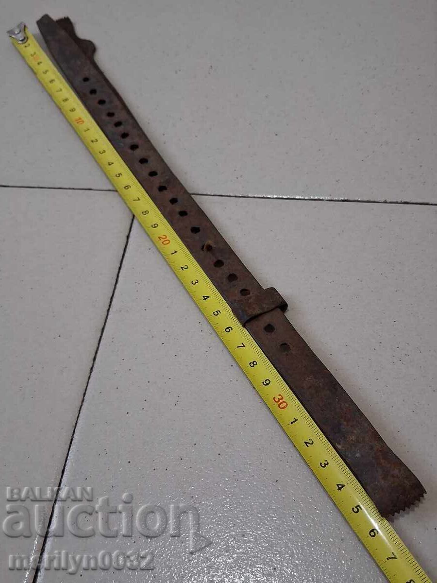 etalon vechi forjat, fier forjat, etalon de pânză, măsură - 6