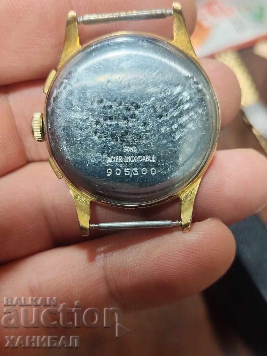 Licitație CEAS ELVEȚIAN AURIT CRONOGRAF FUNCȚIONAL - B. W. C