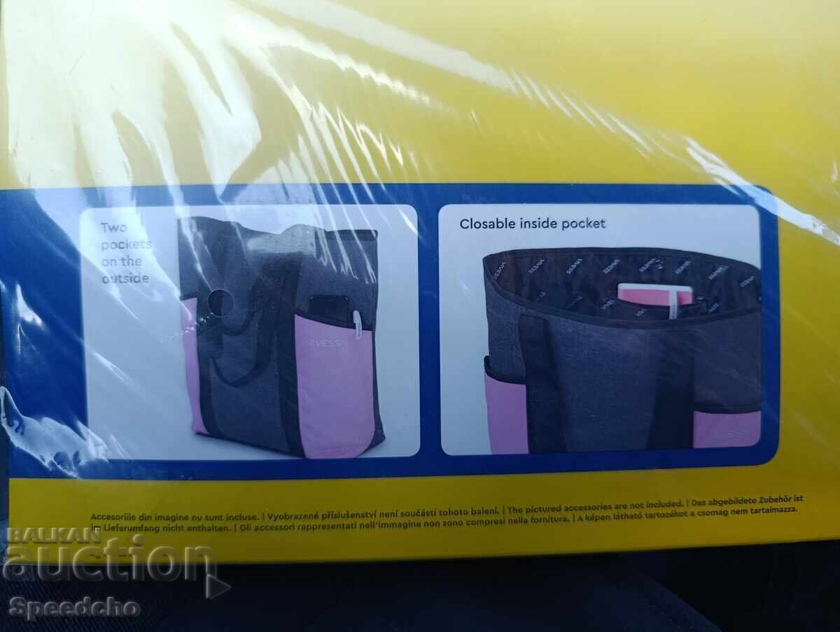 Доставка на Vivess голяма пазарска чанта от плат