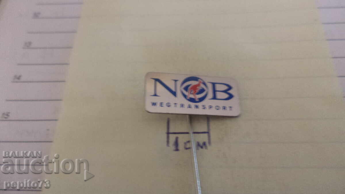 Emblemă publicitară, NOB, Uniunea Transportatorilor Antreprenori cu preț € 1.00 | 1.96 BGN