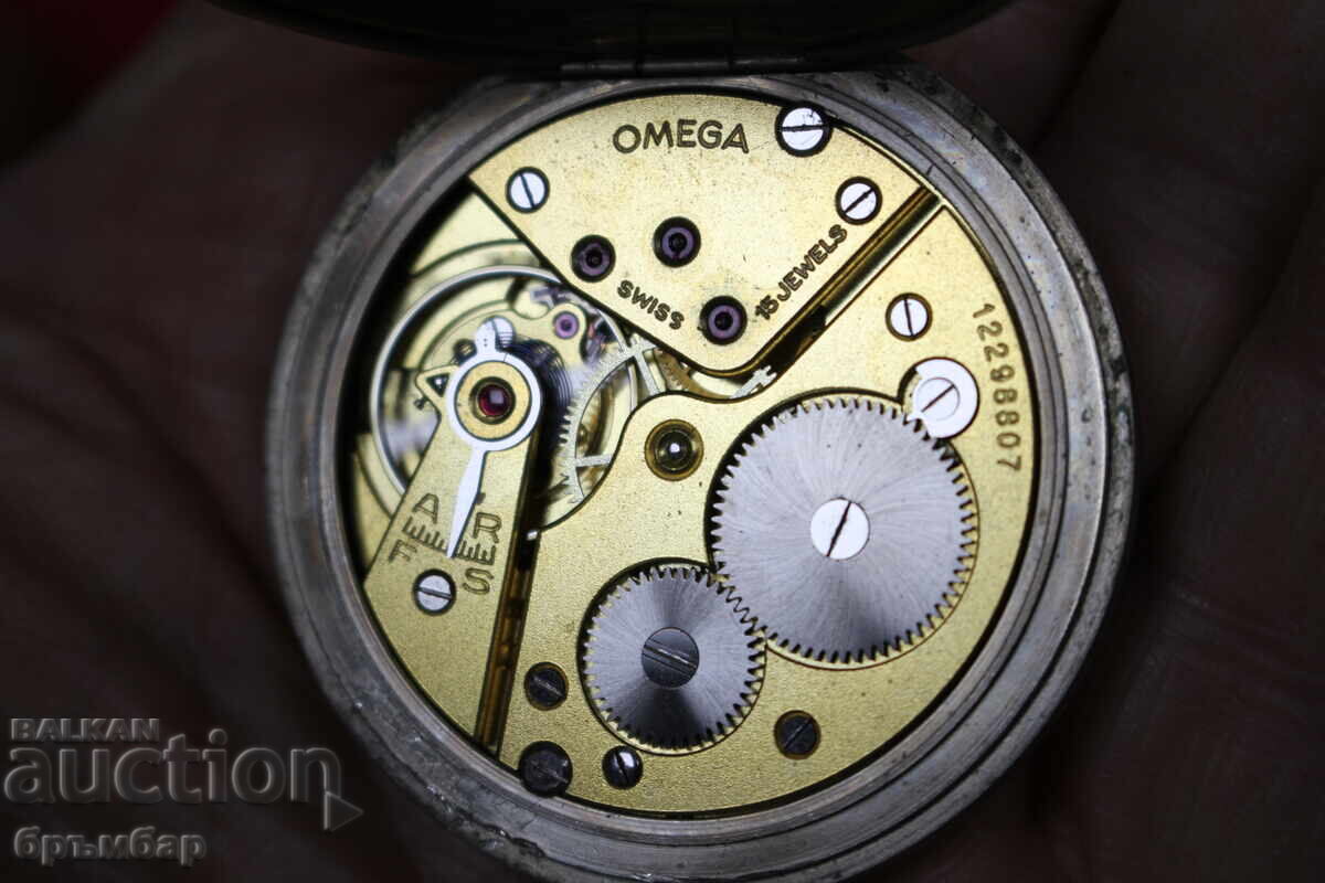 Ceas de buzunar Omega cu cadran de porțelan - 7 Ceas de buzunar Omega cu cadran de porțelan - 7