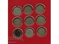 ЛОТ  от 9 броя 10 СТОТИНКИ   - 1888  г.