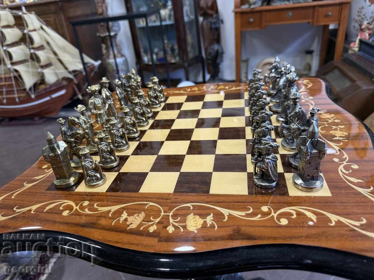 Луксозна професионална шахматна маса Italfama. №7892 - 5