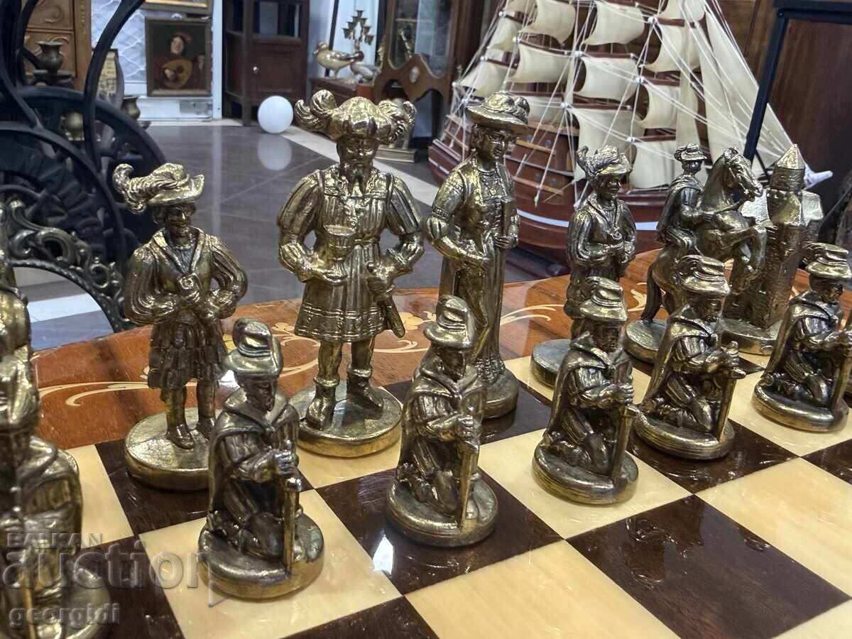 Луксозна професионална шахматна маса Italfama. №7892 - 6