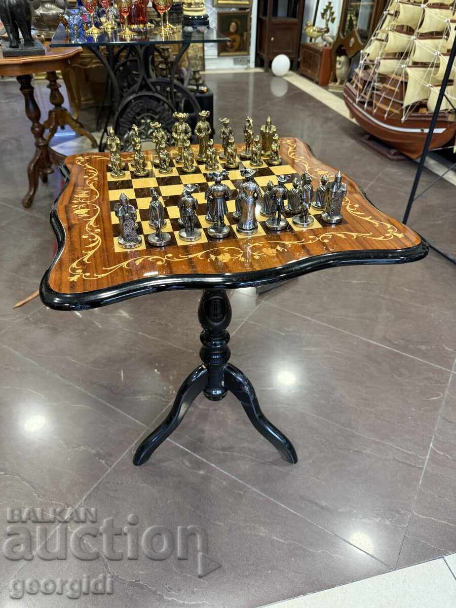 Луксозна професионална шахматна маса Italfama. №7892