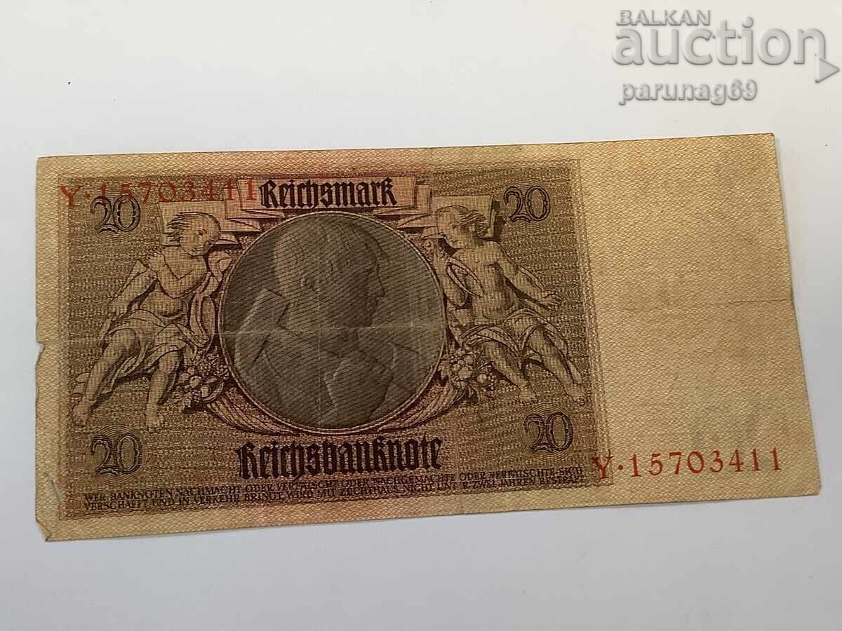 Germania 20 mărci 1924 - Seria Y cu preț € 3.00 | 5.87 BGN