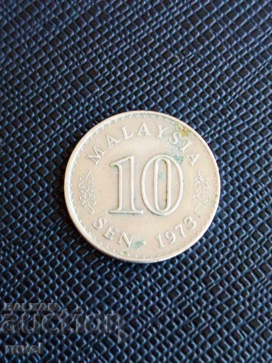 Malaezia 10 sen, 1973 Malaezia 10 sen, 1973