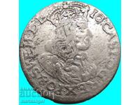 Poland 6 Groschen (Sixth) 1663 John III silver - rare