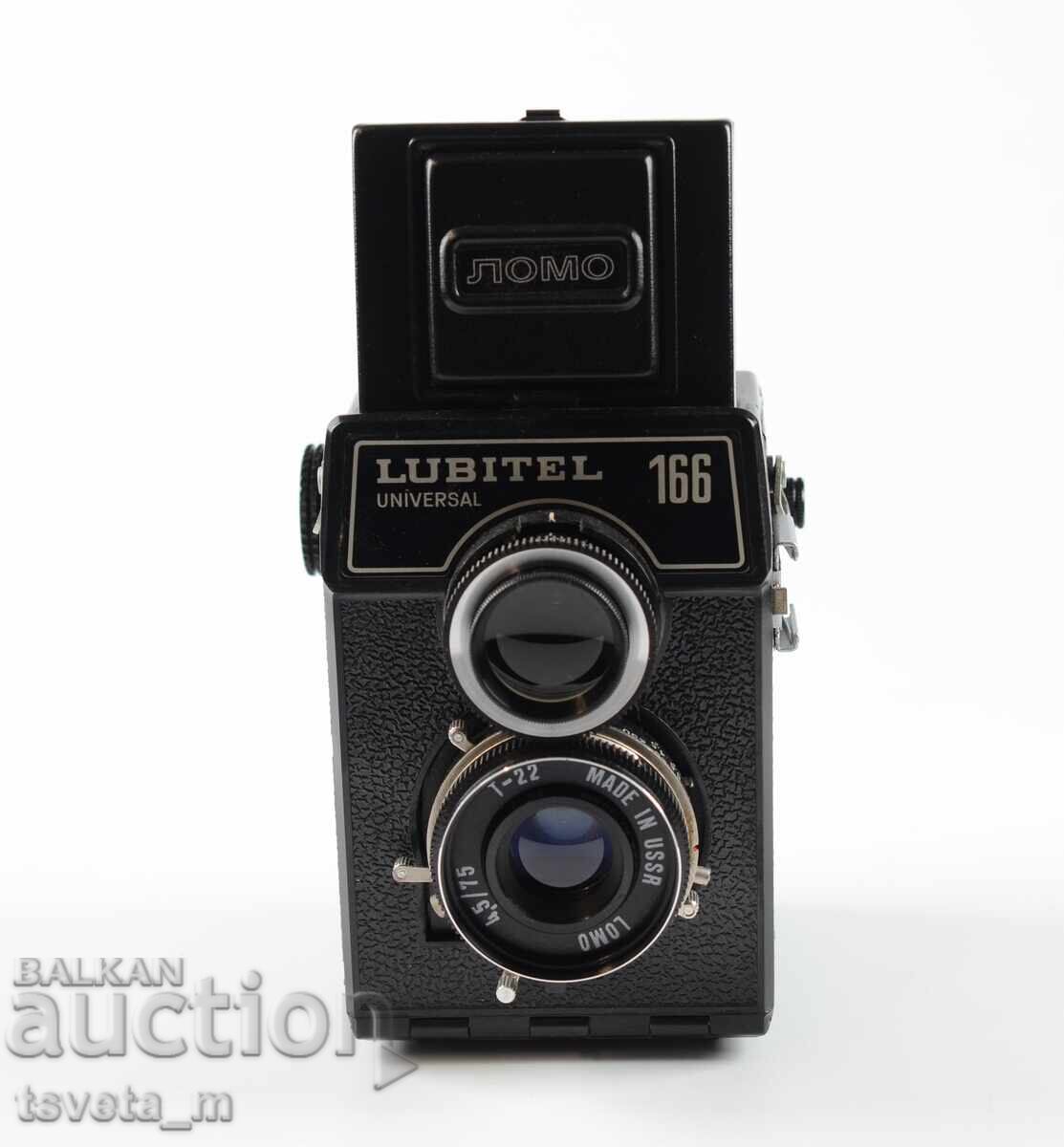 Aparat foto TLR cu două obiective Liubitel 166 Universal URSS - 5