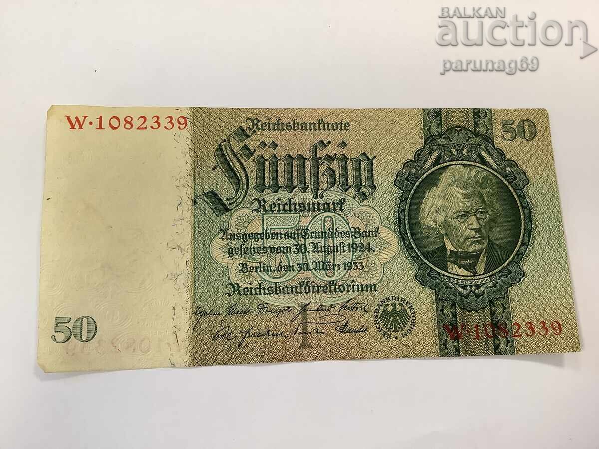 Германия 50 марки 1924 година - Серия W