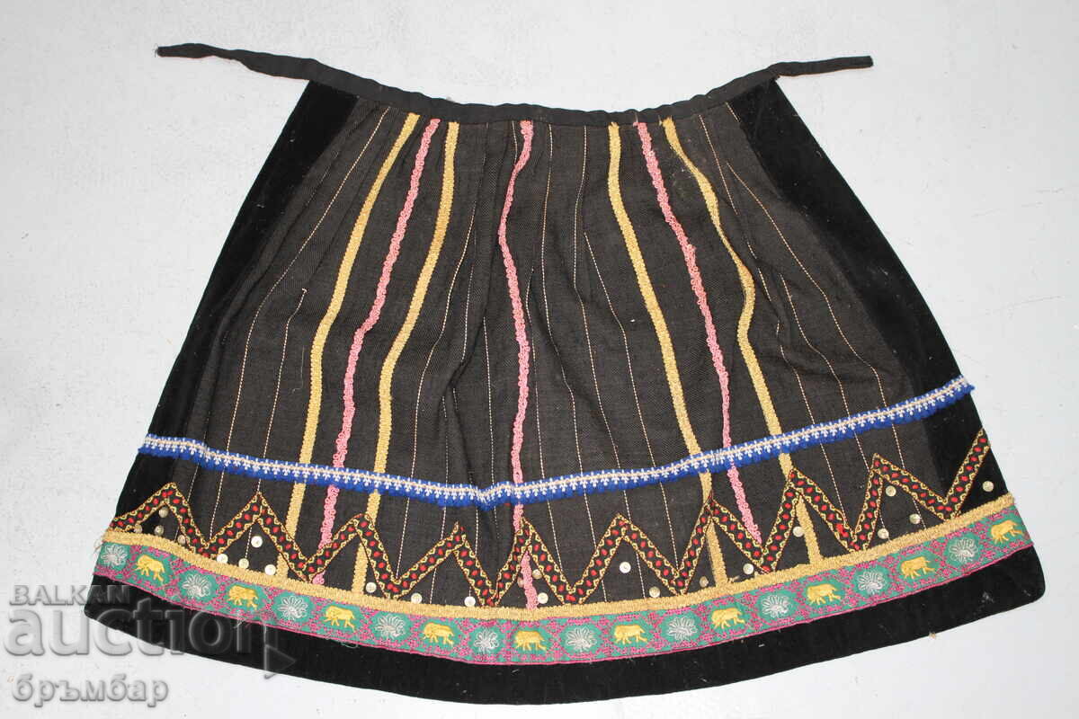 Детски пищимал, бръчник, задна престилка с кадифе