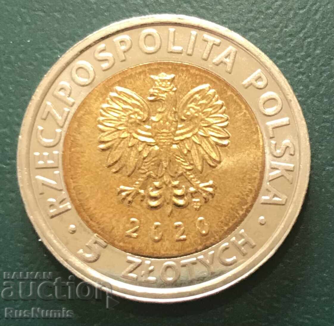 Πολωνία .5 ζλότι 2020. Βασιλική της Αγίας Μαρίας με τιμή € 3.80 | 7.43 BGN Πολωνία .5 ζλότι 2020. Βασιλική της Αγίας Μαρίας με τιμή € 3.80 | 7.43 BGN