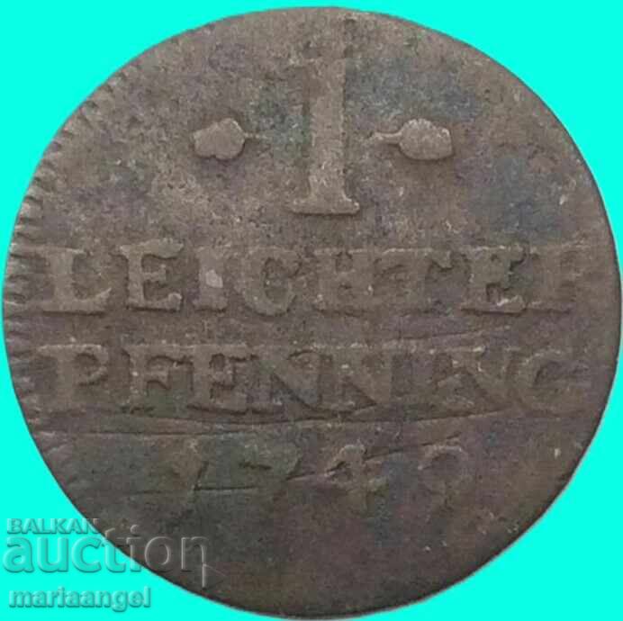 Παράδοση 1 Pfennig 1749 Γερμανία Goslar Μαdonna με το μωρό