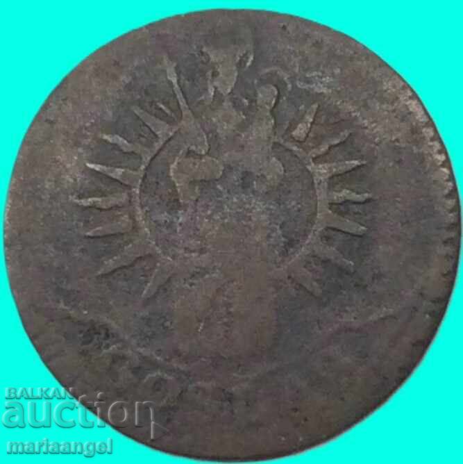 1 Pfennig 1749 Γερμανία Goslar Μαdonna με το μωρό - 5