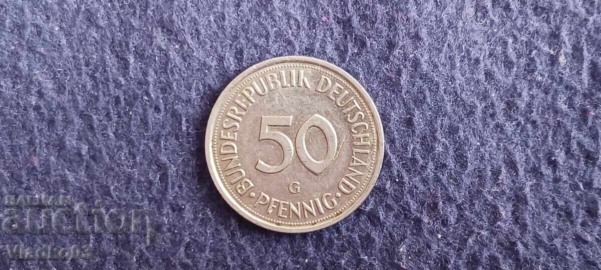 Γερμανία 50 πφένιγκ 1991 G Γερμανία 50 πφένιγκ 1991 G