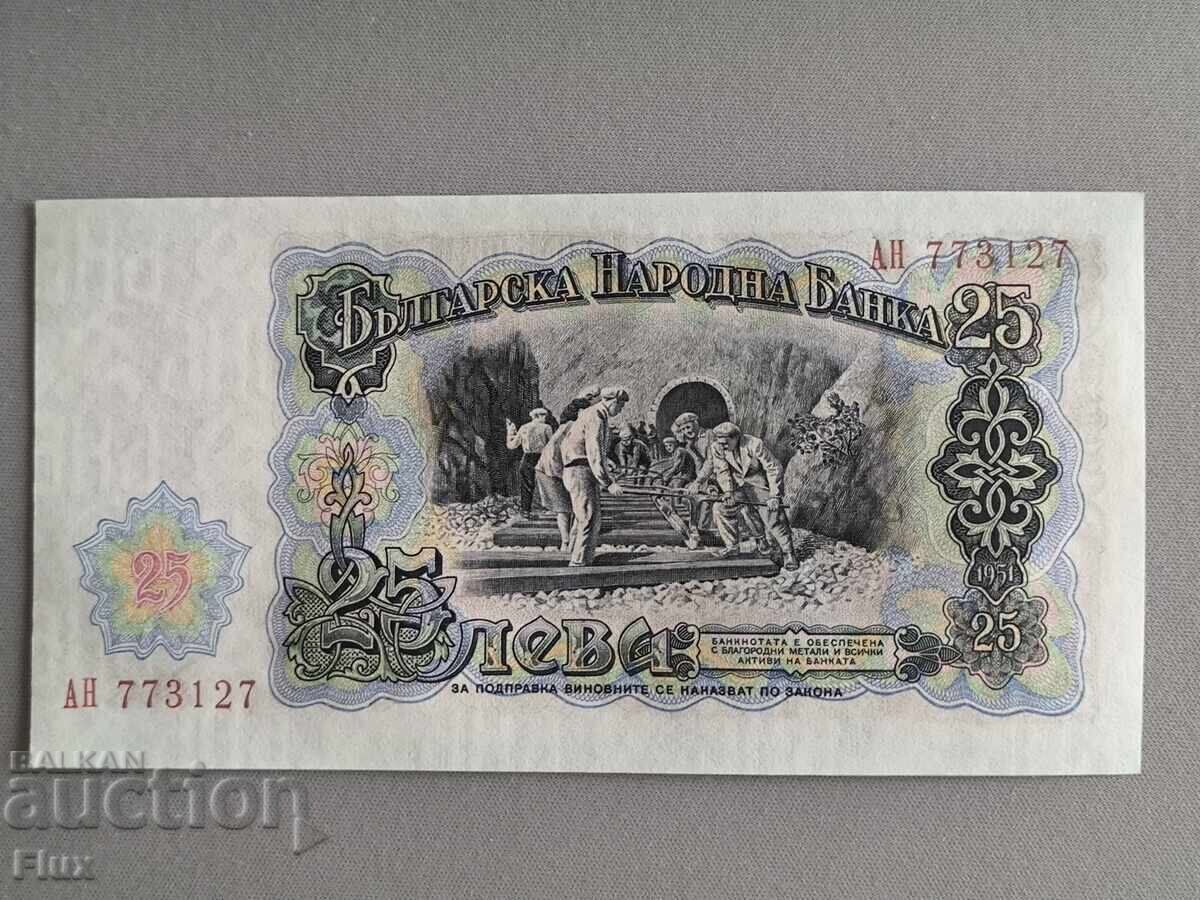 Bancnota - Bulgaria - 25 BGN UNC | 1951 cu preț € 4.75 | 9.29 BGN Bancnota - Bulgaria - 25 BGN UNC | 1951 cu preț € 4.75 | 9.29 BGN