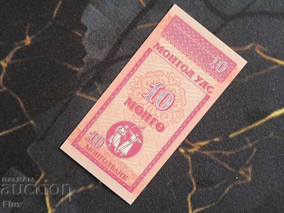 Bancnotă - Mongolia - 10 mongo UNC | 1993g