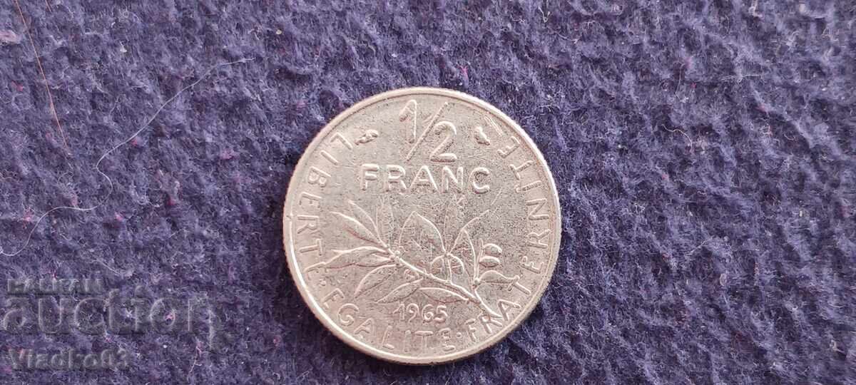 France 1/2 Franc 1965