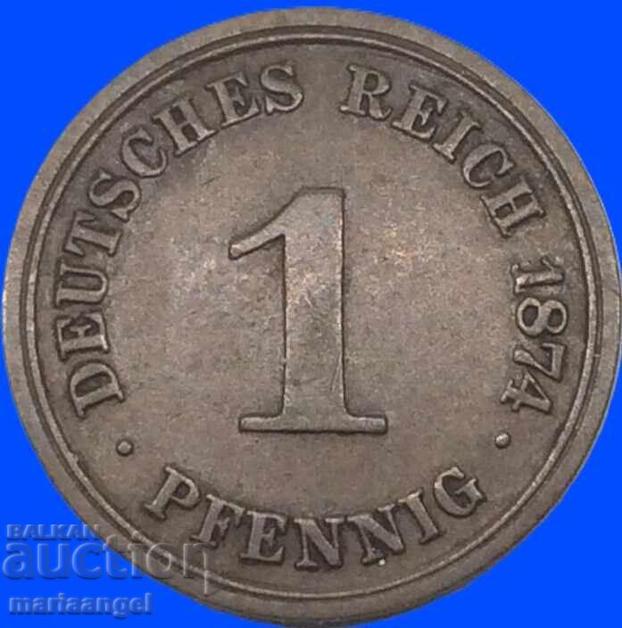 Γερμανία 1 πφένιγκ 1876 - 5 Γερμανία 1 πφένιγκ 1876 - 5