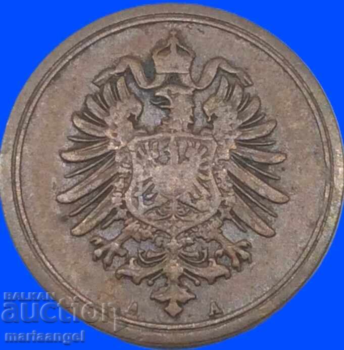 Γερμανία 1 πφένιγκ 1876 - 6 Γερμανία 1 πφένιγκ 1876 - 6