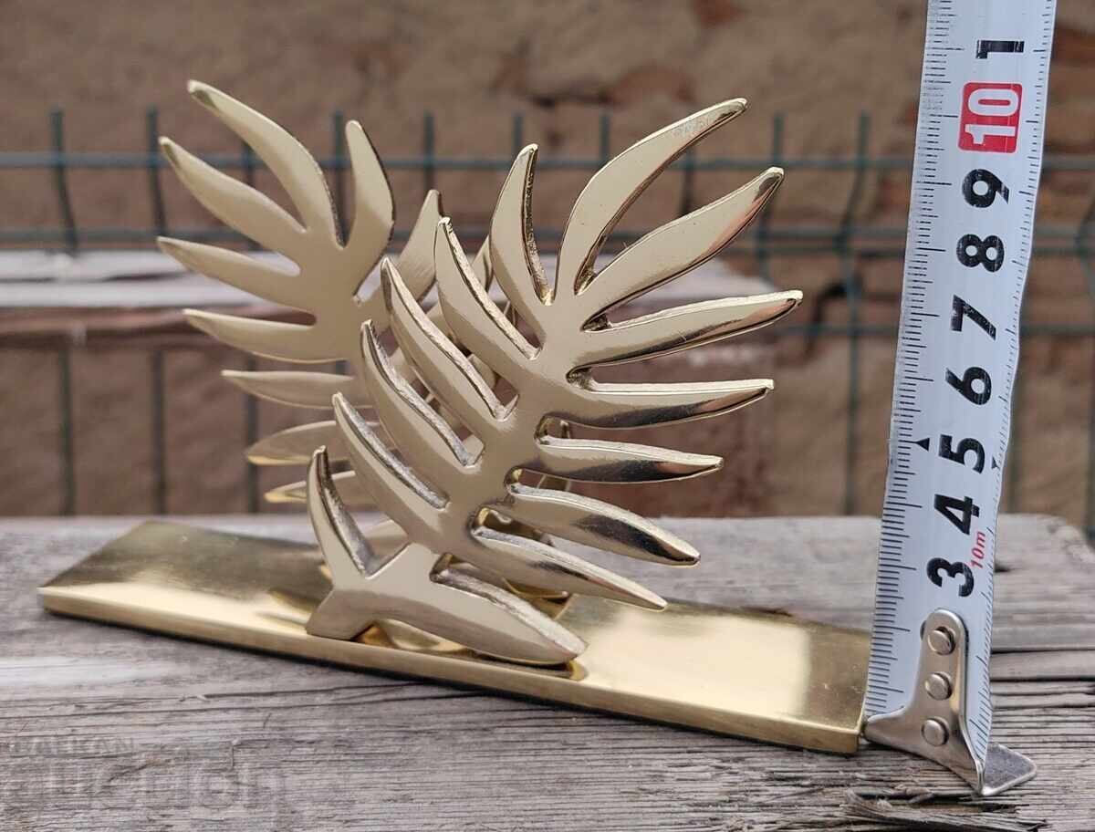 ΟΜΟΡΦΟ ΤΕΛΕΙΟ ΜΕΤΑΛΛΙΚΟ ΣΕΡΒΙΕΤΟΘΗΚΗ ΦΥΛΛΟ ΦΟΙΝΙΚΑ - 6