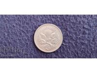 Australia 5 cenți 1968 portret tânăr echidna