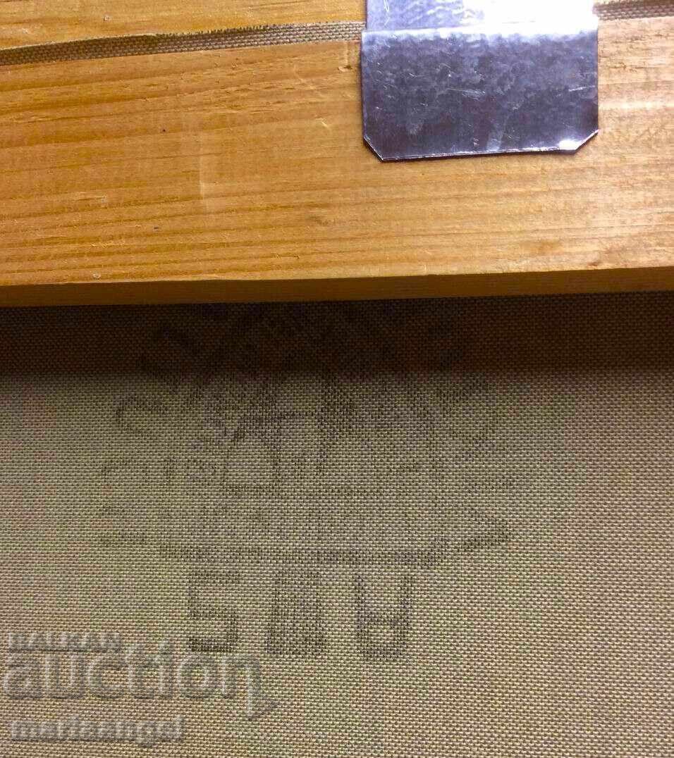 Ελαιογραφία Νεκρή φύση με κανάτα και λουλούδια - 6