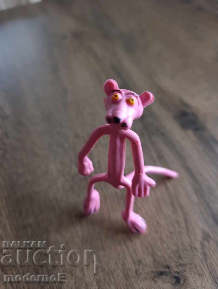 Retro Bendable Figure Pink Panther, Wire Figure