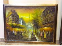 Маслена картина СЛЕД ПАРИЖКИЯ ДЪЖД М.Тим (61х80см)