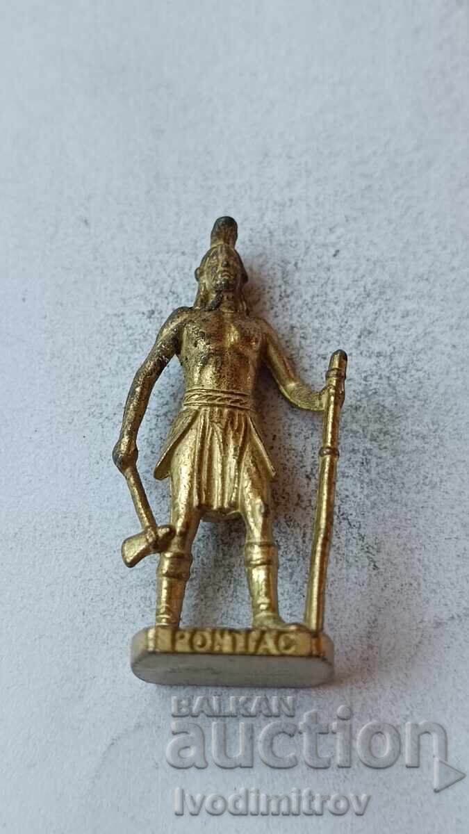 Figurină metalică din ou de ciocolată Pontiac