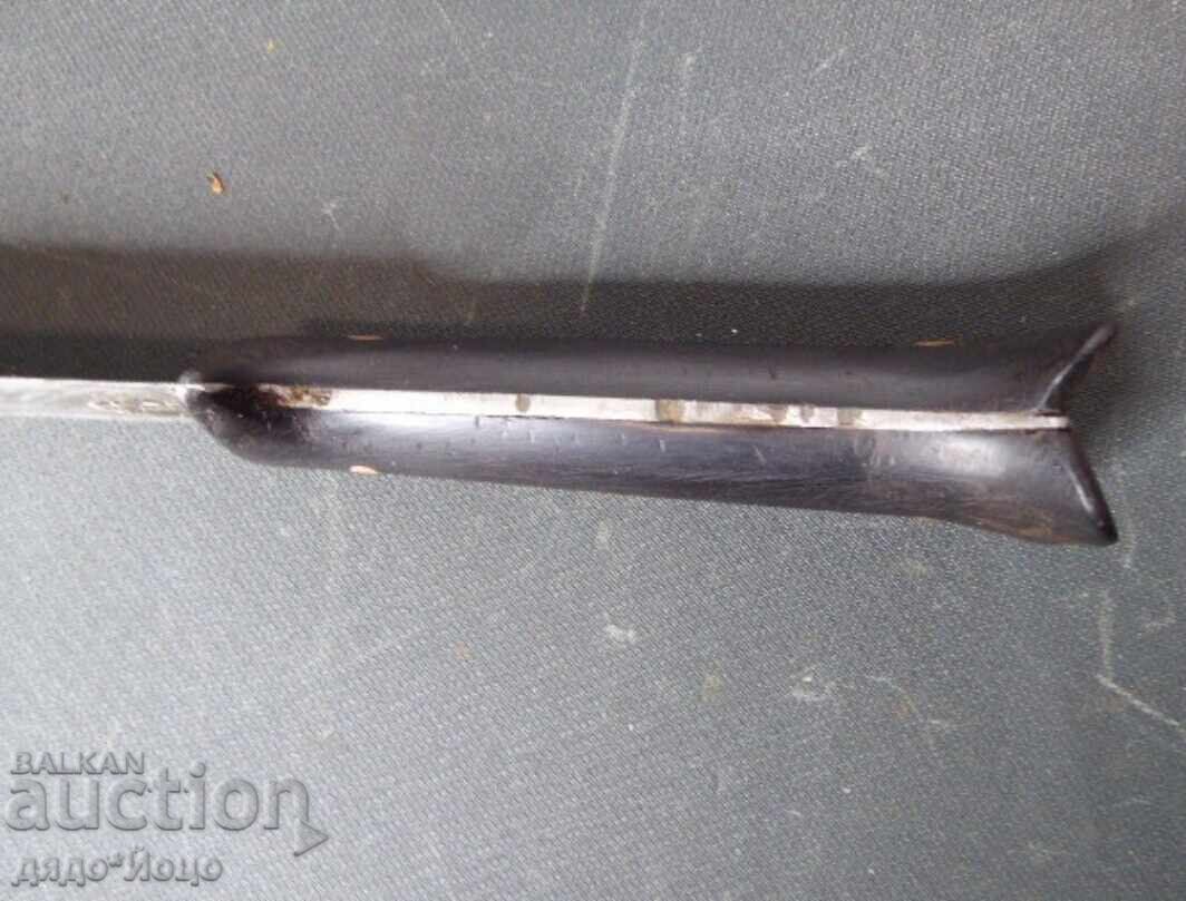 Автентичен дамасково острие нож Звездата на Давид Каракулак - 7