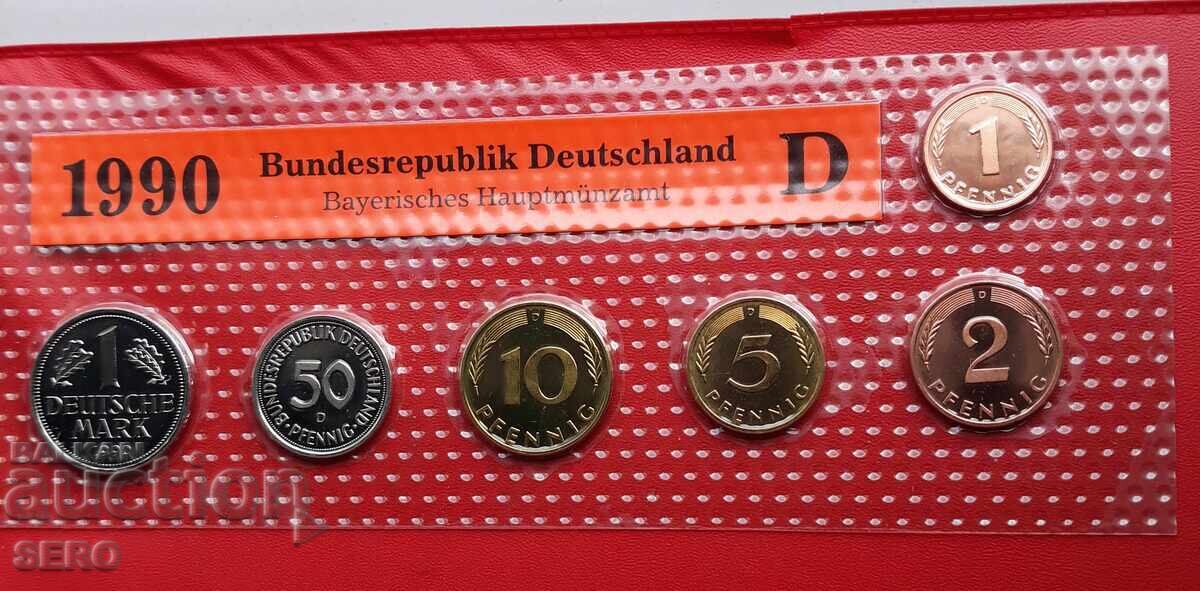 Γερμανία-ΣΕΤ 1990 D-Μόναχο από 6 νομίσματα