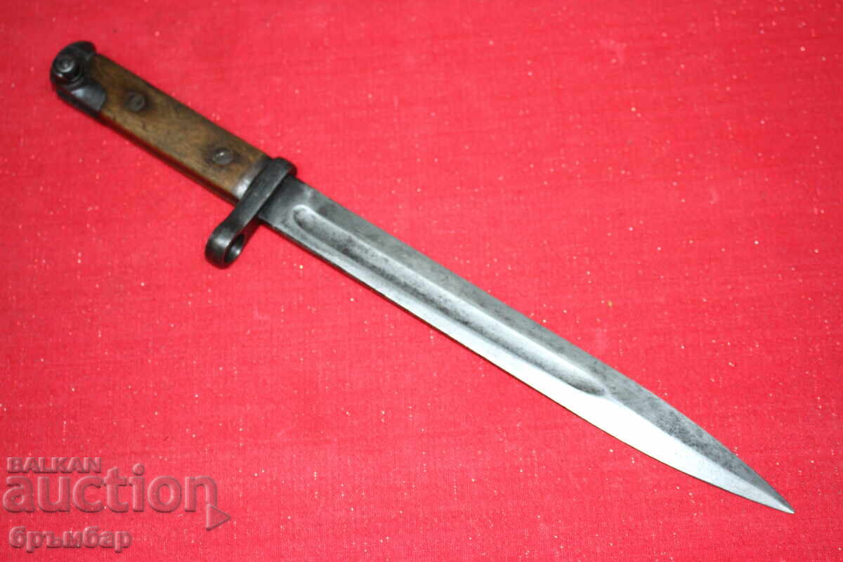 Рядък щик за пушка Токарев СВТ40 без кания. Маркировки.