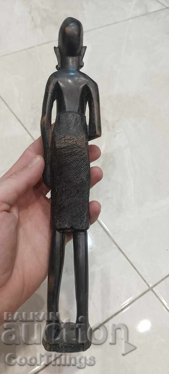 Original African ebony statuette - 6