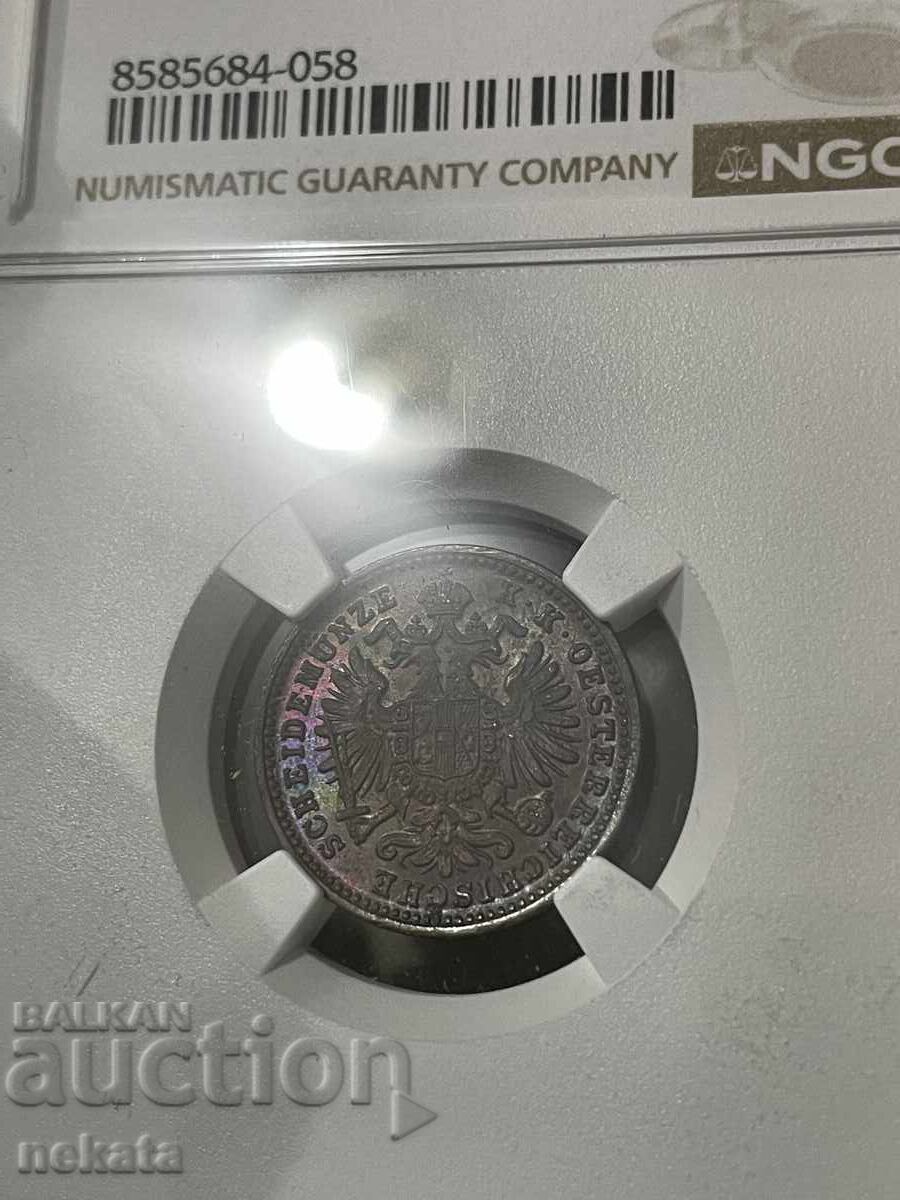 Αυστρία 1 κρόιτσερ, 1885 μ. MS64BN NGC με τιμή € 90.00 | 176.02 BGN