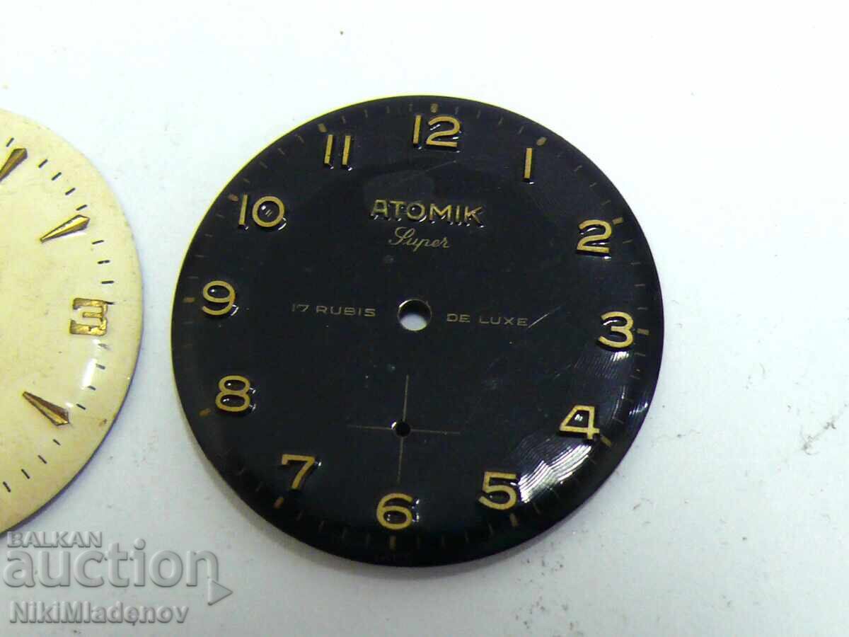 Λοτ tsiferblati ATOMIK και DARWIL για χειρολόγια με τιμή € 19.99 | 39.10 BGN Λοτ tsiferblati ATOMIK και DARWIL για χειρολόγια με τιμή € 19.99 | 39.10 BGN