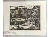 Evtim Tomov, Meadow with Cows