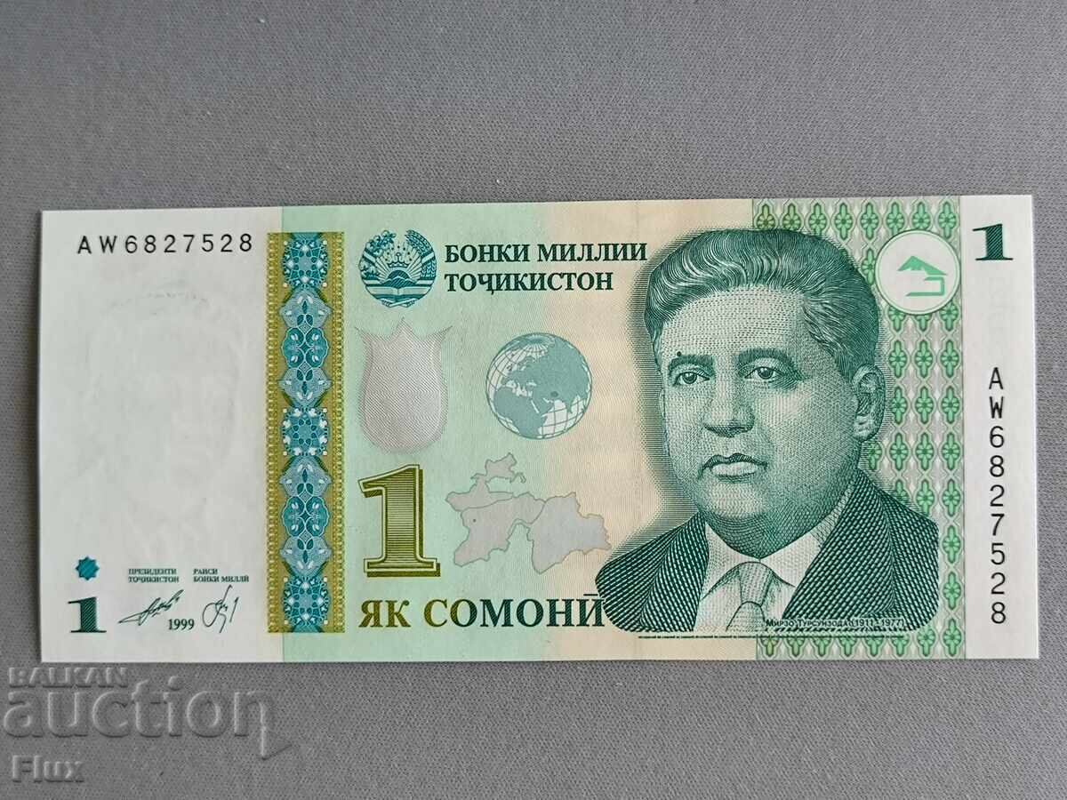 Bancnota - Tadjikistan - 1 somoni UNC | 1999