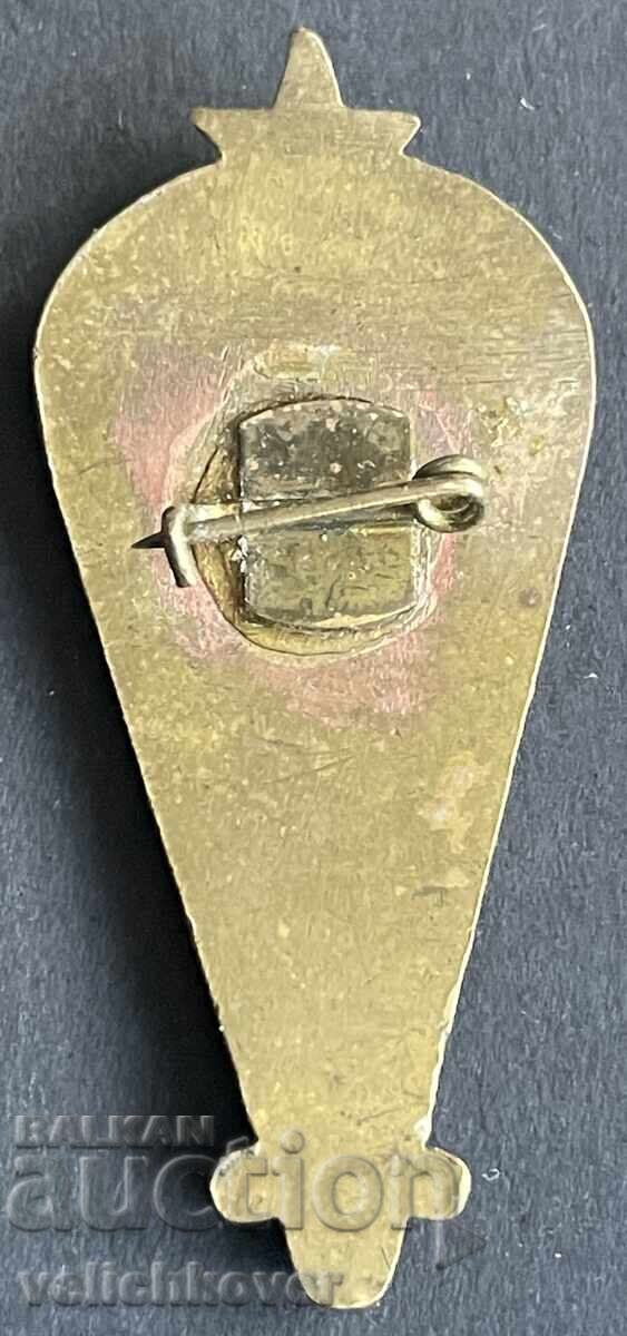 42929 Βουλγαρία στρατιωτικό σήμα των Βούλγαρων αλεξιπτωτιστών από τη δεκαετία του '70 με τιμή € 30.00 | 58.67 BGN