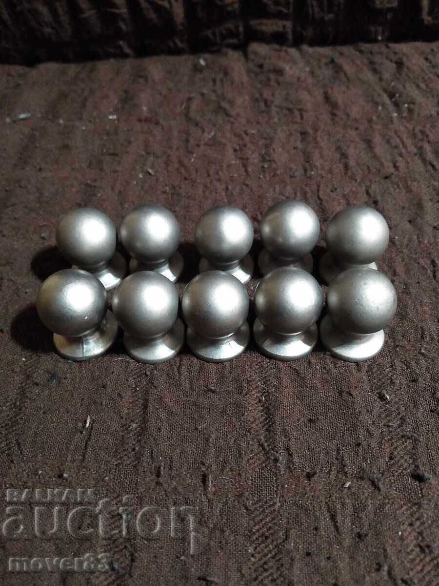 Social. Brass handles. 10 pieces Social. Brass handles. 10 pieces