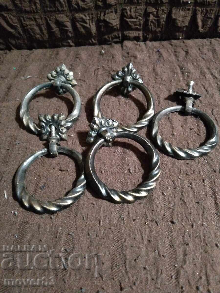 Social. Brass handles. 5 pieces Social. Brass handles. 5 pieces