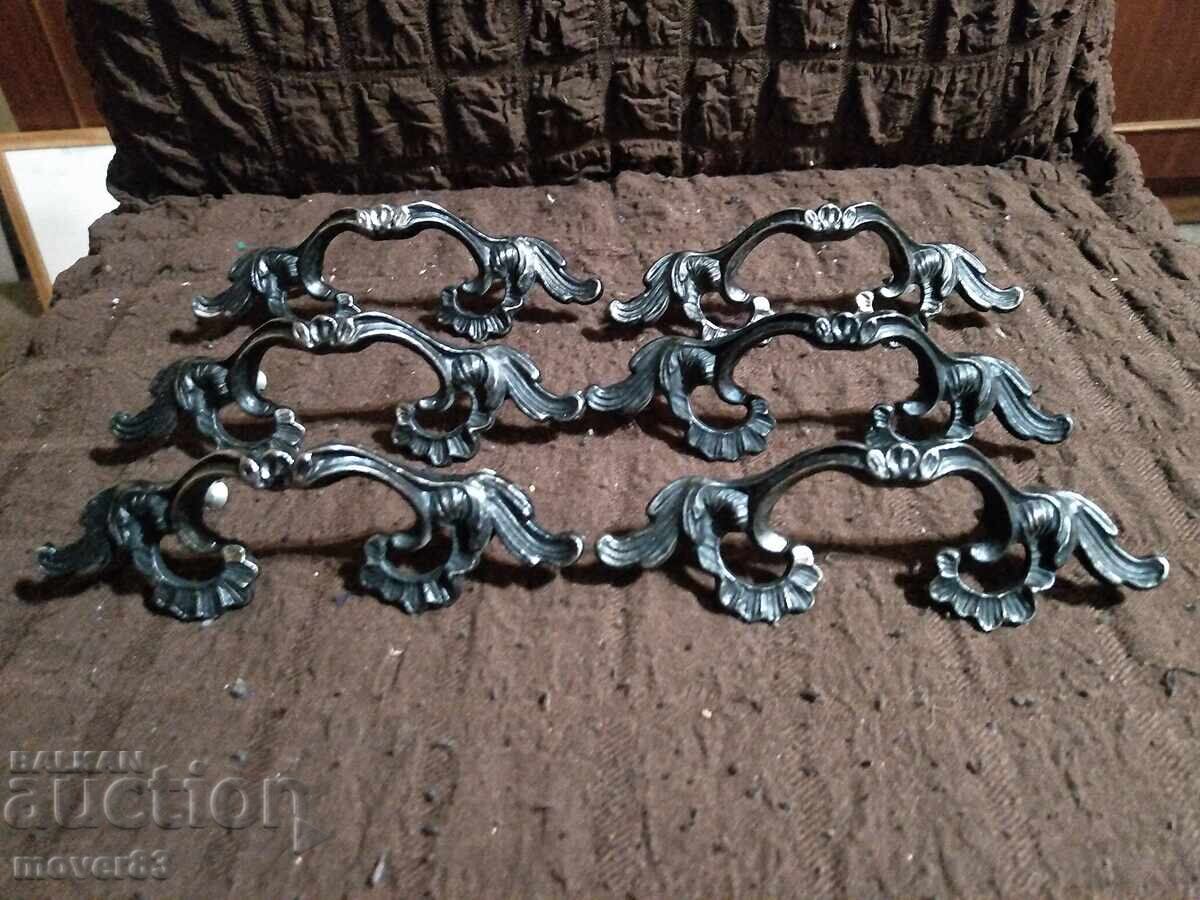 Social. Brass handles. 6 pieces Social. Brass handles. 6 pieces